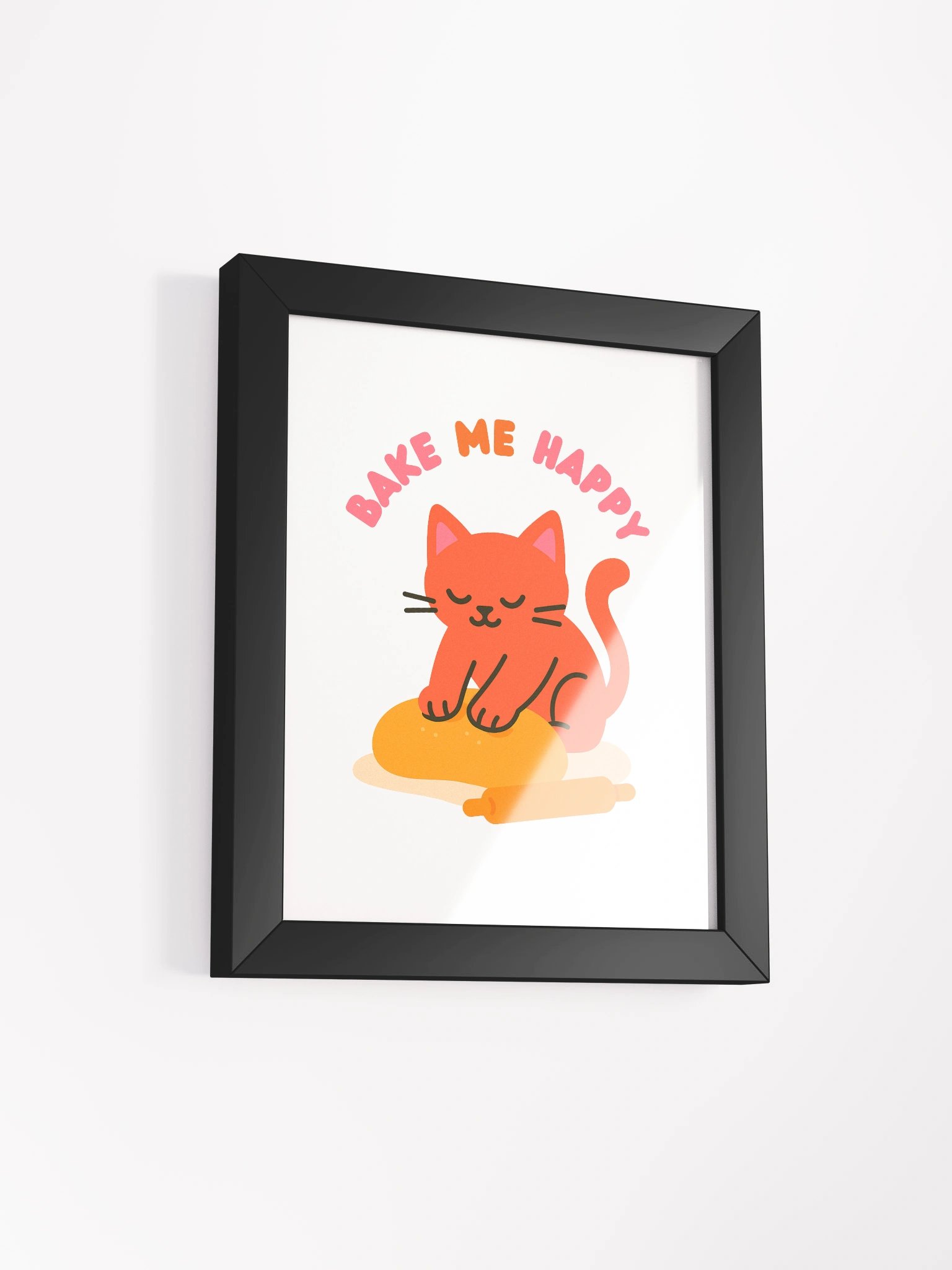 Bake Me Happy Framed Artwork - Pawcasso Collection product image (14)