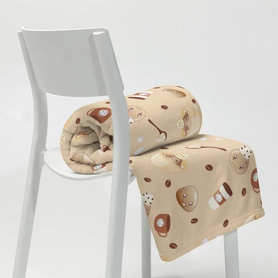 Coffee Slime Throw Blanket product image (7)