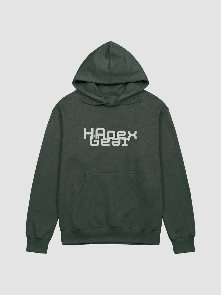 Midweight Hoodie - White HApex Gear Black Logo product image (1)