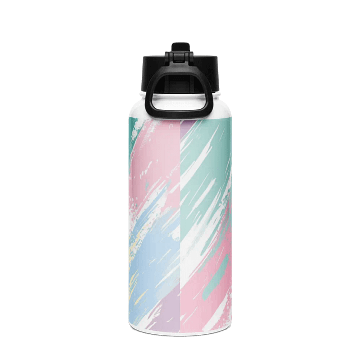 Pastel Splash Stainless Steel Water Bottle product image (2)