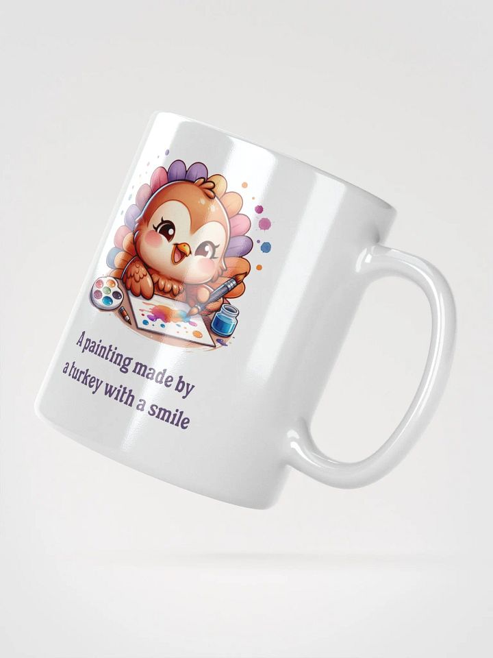 A Painting Made By A Turkey With A Smile Mug product image (2)
