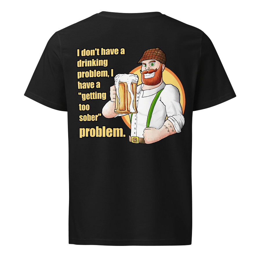 Beer lad 2 Organic t shirt back product image (1)