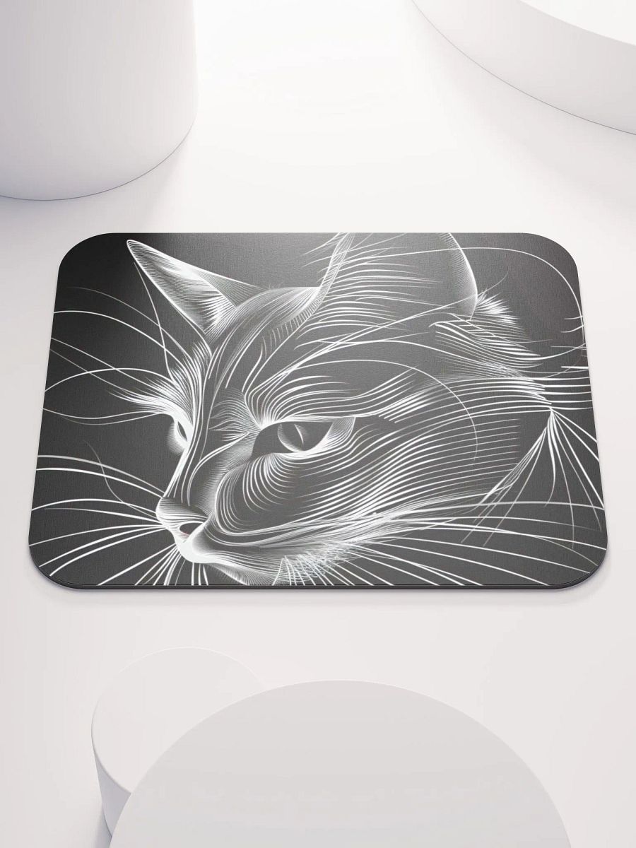 Whiskered Mouse Pad product image (1)