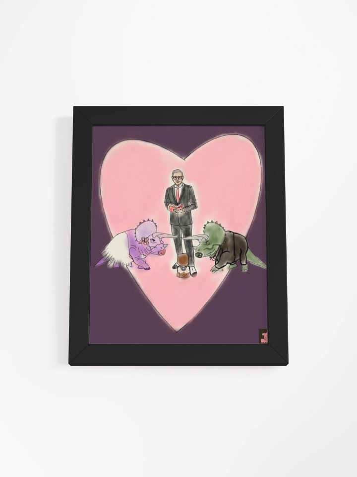 "Jurassic Park Wedding" Framed Poster Print product image (1)