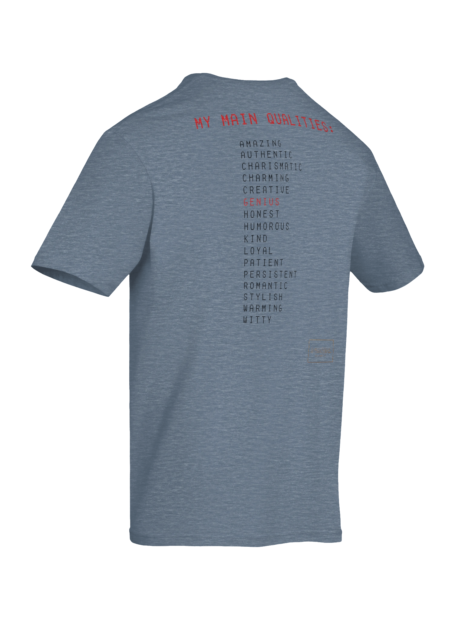 My Main Qualities - T-shirt product image (96)