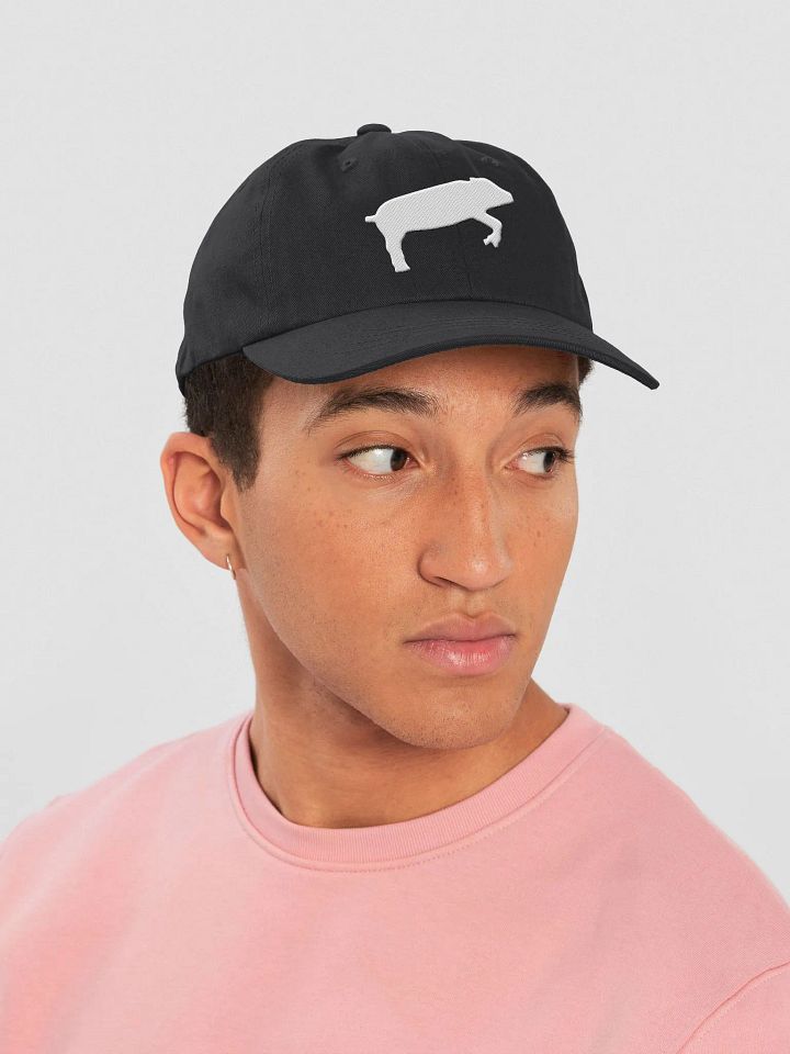 Leaping Pig Logo LIGHT (Classic Dad Hat) product image (1)
