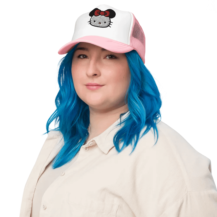 Hello Kitty x Minnie Trucker Hat (Red Bow) product image (8)
