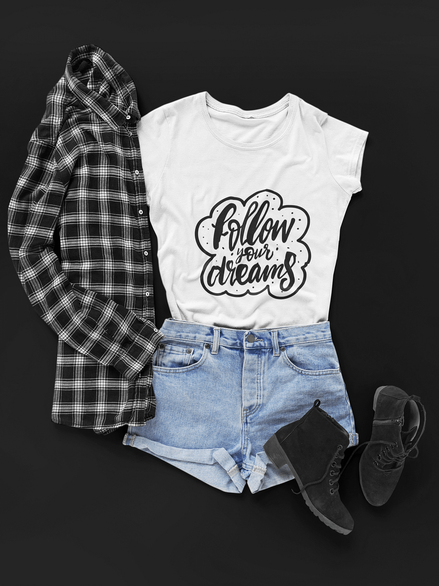 Follow Your Dreams White Unisex T-Shirt product image (1)