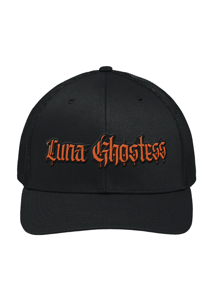 Luna Ghostess Trucker Hat (Orange) product image (1)