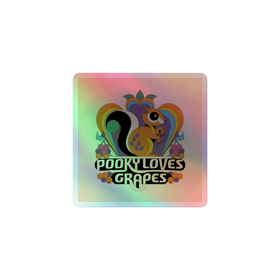 Pooky's Psychedelic Squirrel Sticker Sheet product image (1)