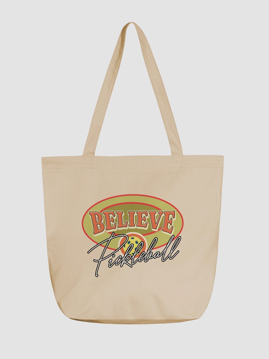 Believe Pickleball Oval Tote Bag product image (5)