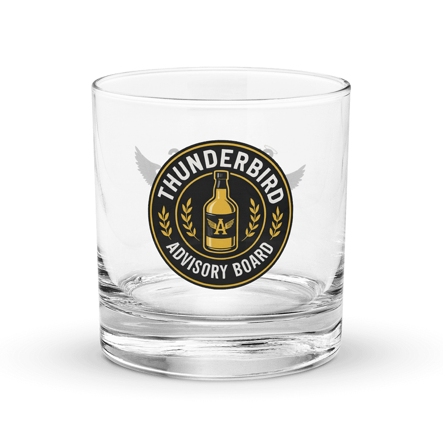 Thunderbird Advisory Rocks Glass product image (1)