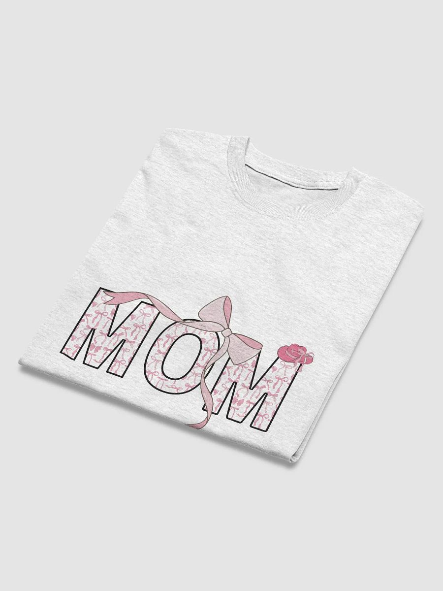 Coquette Pink Bow Mom Tee product image (12)