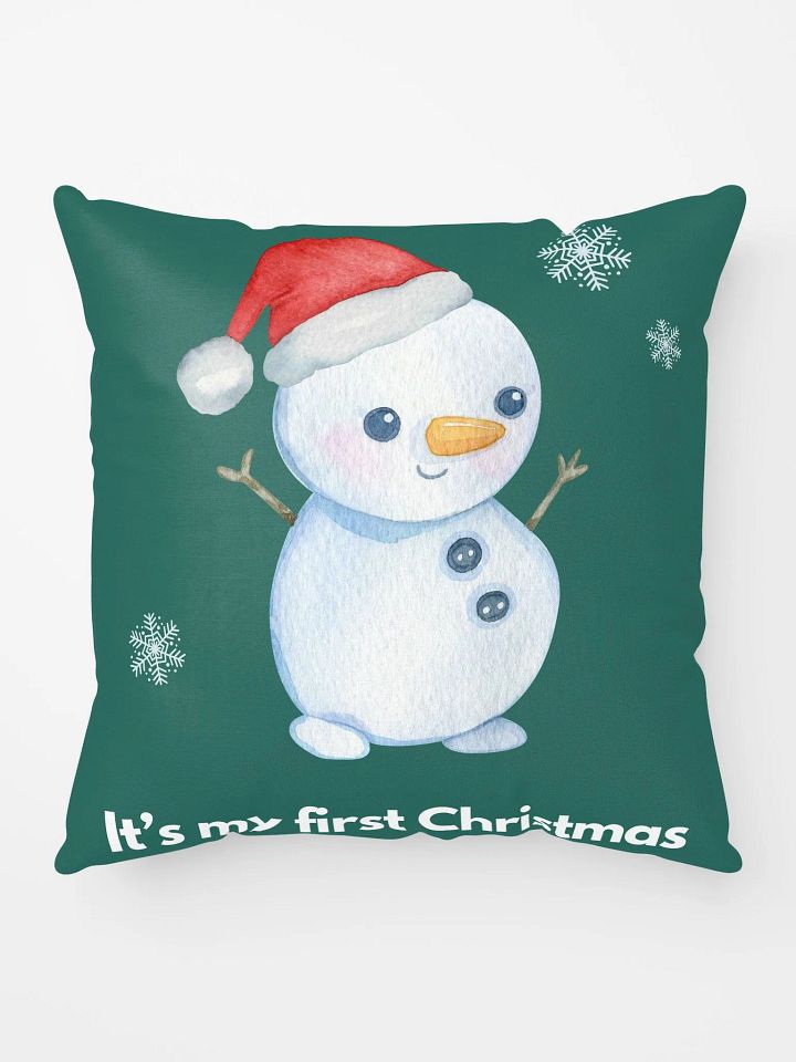 First Christmas Snowman All-Over Print Pillow product image (1)