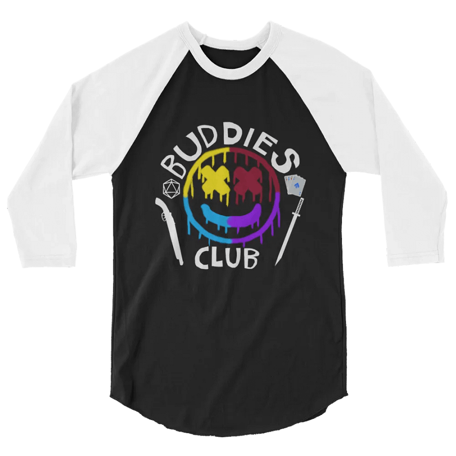 Buddies Club Raglan (Dark Mode) product image (2)