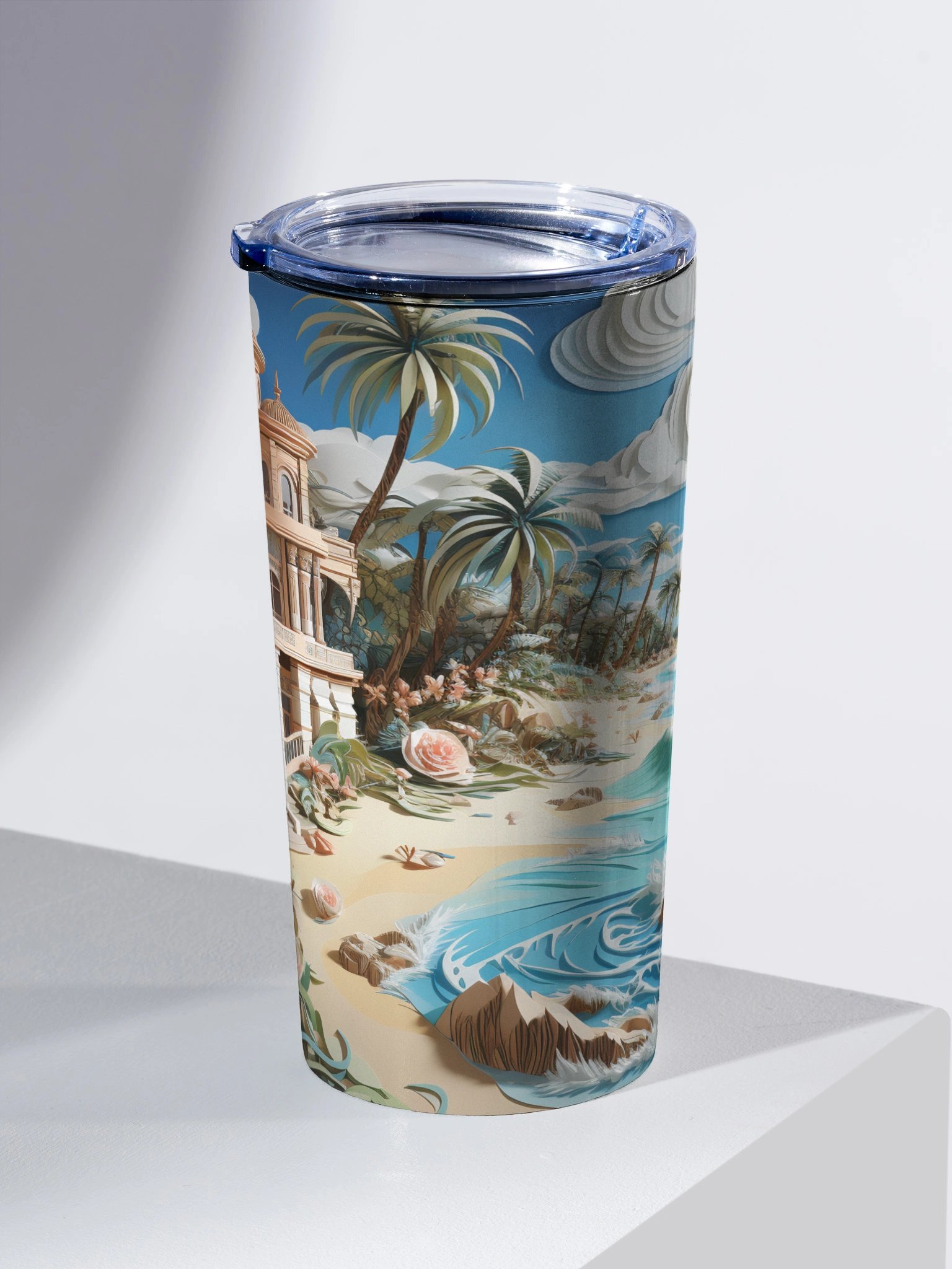 Coastal Whimsy Stainless Steel Tumbler product image (2)