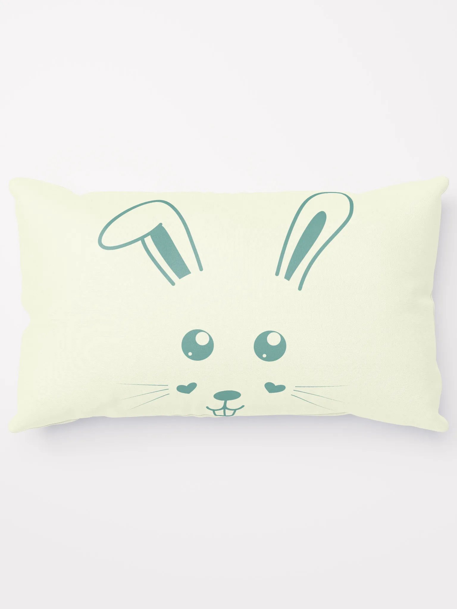 Adorable Bunny Print Pillow – Perfect for Cozy Home Decor and Animal Lovers product image (5)