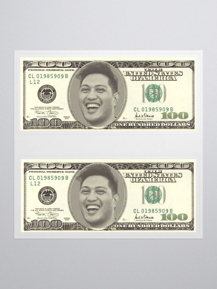 Sean $100 Bill Stickers product image (1)