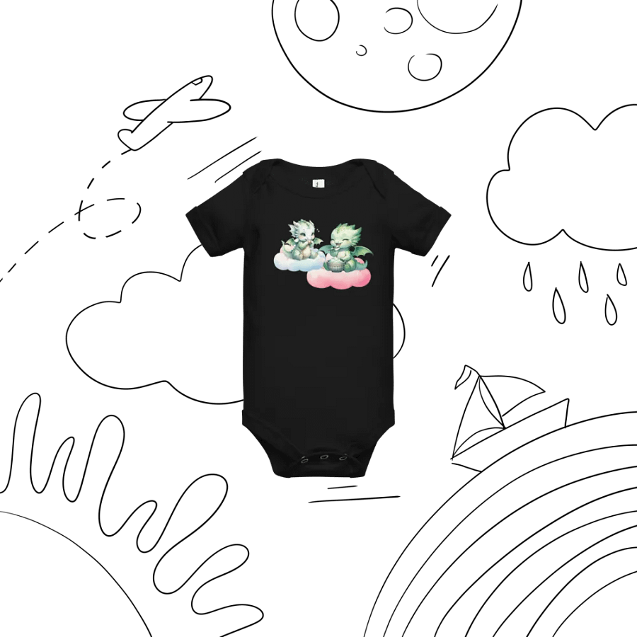 Dragon on clouds Onesie product image (6)