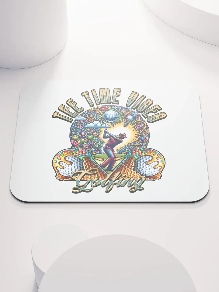 Tee Time Vibes Golfing Mouse Pad product image (2)