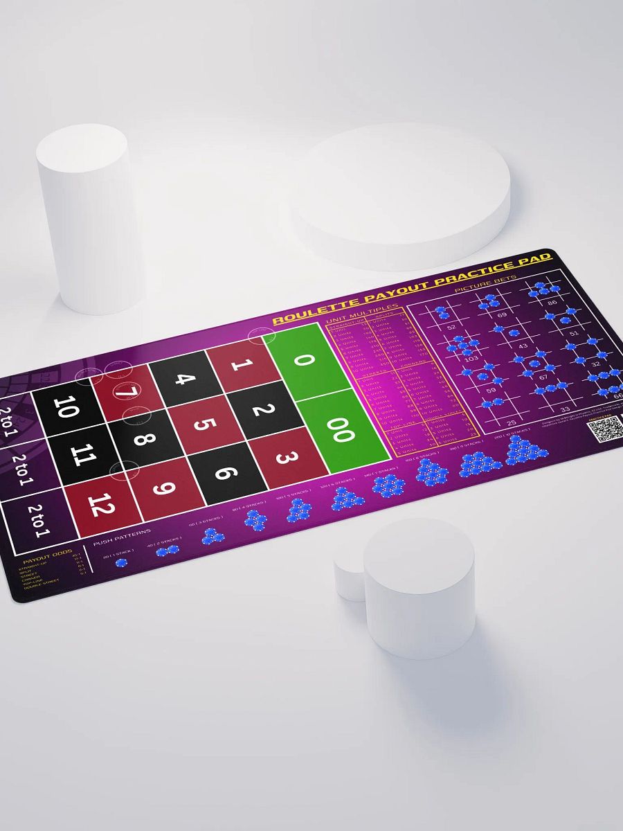 Roulette Payout Practice Pad - Pink Fade product image (4)