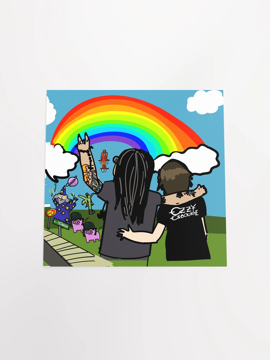 Rainbow Bond Poster product image (16)