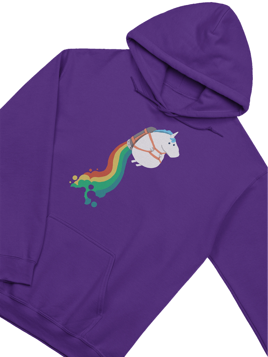 Flying unicorn graphic hoodie product image (19)