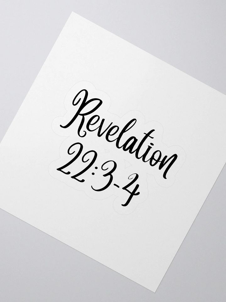 Revelation 22:3-4 product image (4)