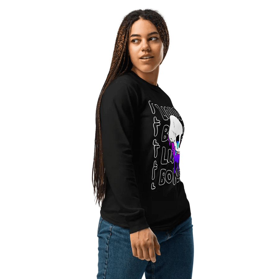 Liquid Bones Melting Skull Long Sleeve Shirt product image (10)