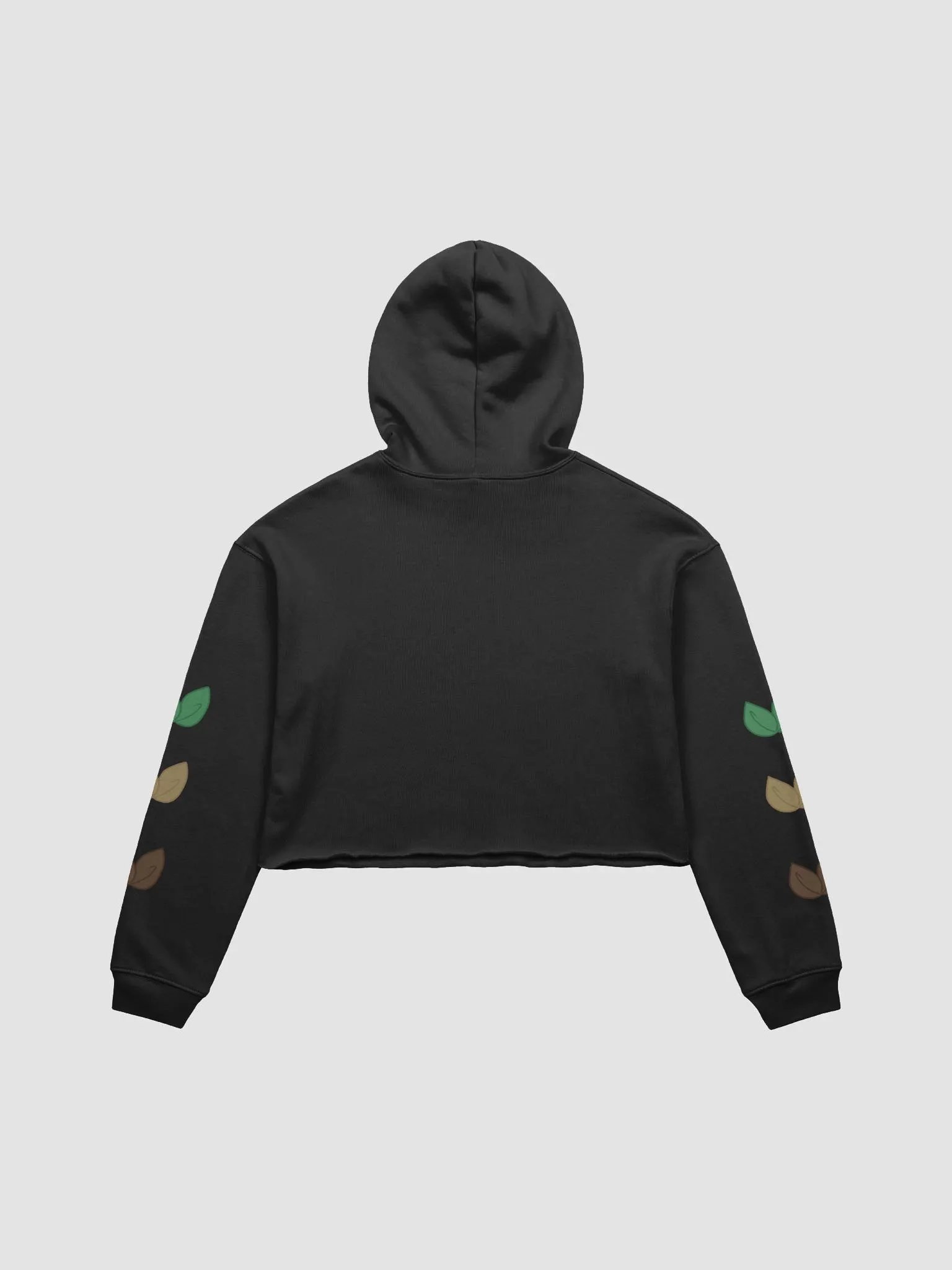 Leaf gradient cropped hoodie product image (4)