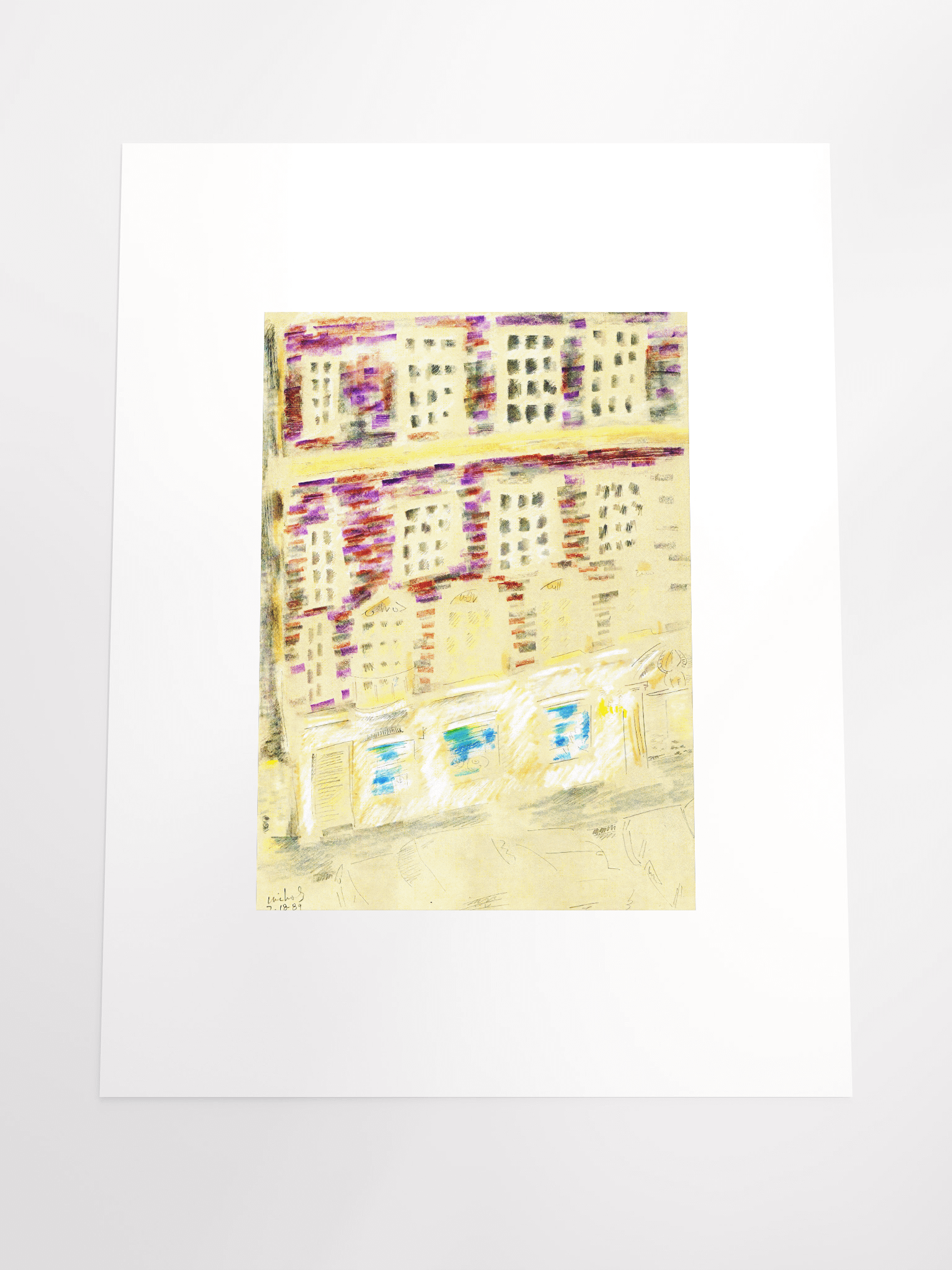 West 55th, Manhattan, NY 07.18.89 print product image (5)
