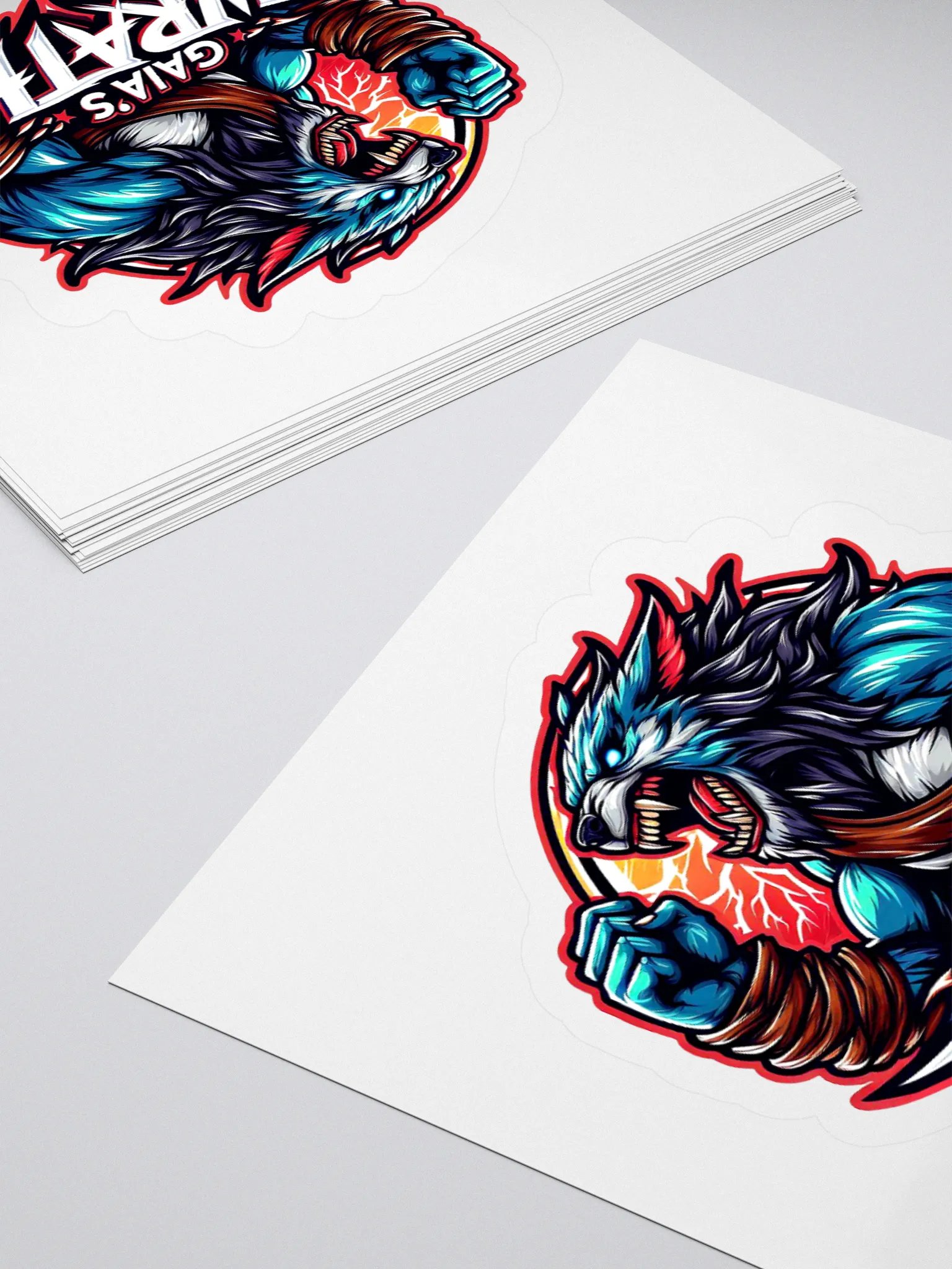 Gaia's Wrath Kiss Cut Stickers product image (16)