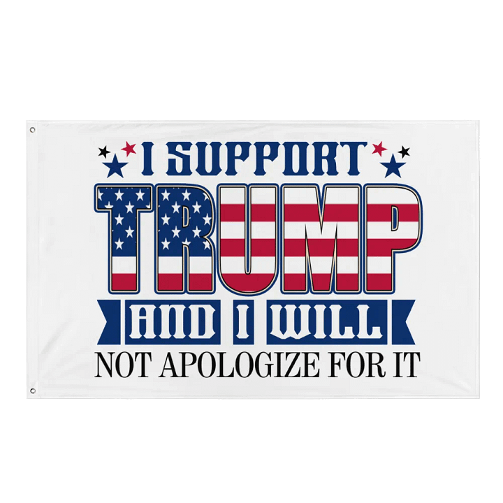 Patriotic Statement All-Over Print Flag product image (1)