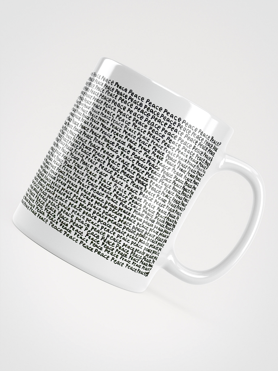 Peace 1 White Glossy Mug product image (4)
