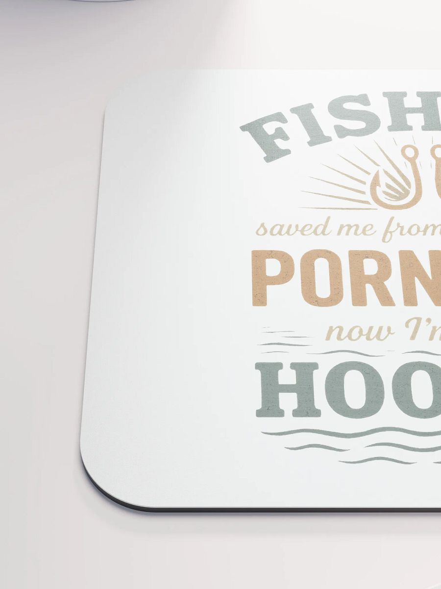 Fishing Saved Me Mouse Pad – Vintage Hooker Humor product image (6)