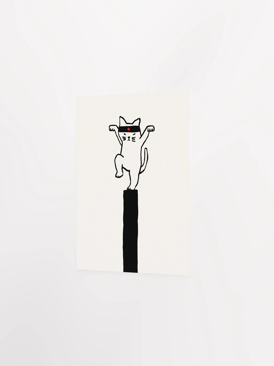 Karate Cat art print product image (13)