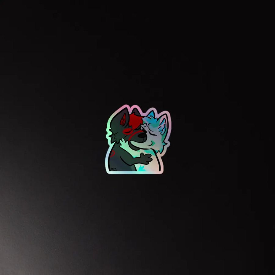Mwah Holographic Sticker product image (4)