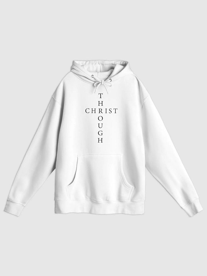 Through Christ Cross Logo Unisex Hoodie product image (1)