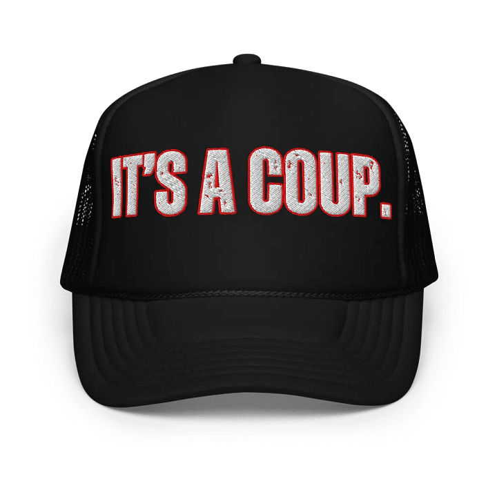 Resistors, It's a Coup, Embroidered Trucker Hat product image (1)