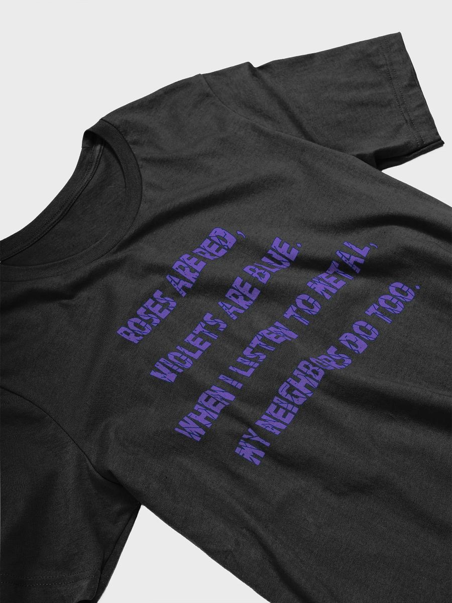 Roses Are Metal Straight-Side T-Shirt product image (3)