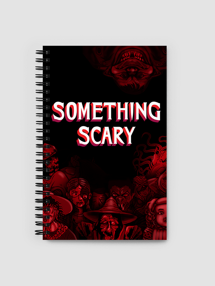 Something Scary Spiral notebook product image (1)