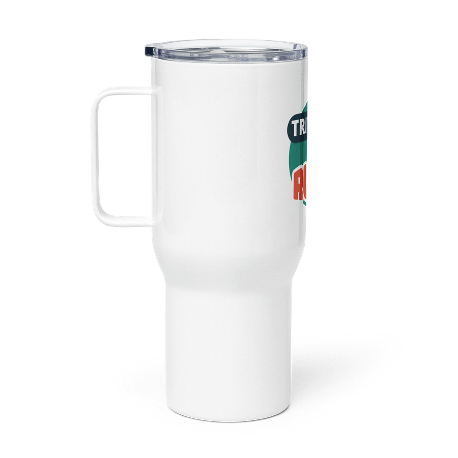 Travel Mug with Handle - TQR logo product image (1)