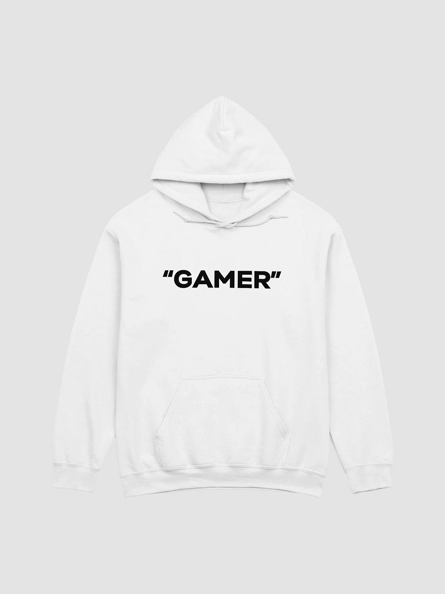 "Gamer" Hoodie (black text) product image (1)
