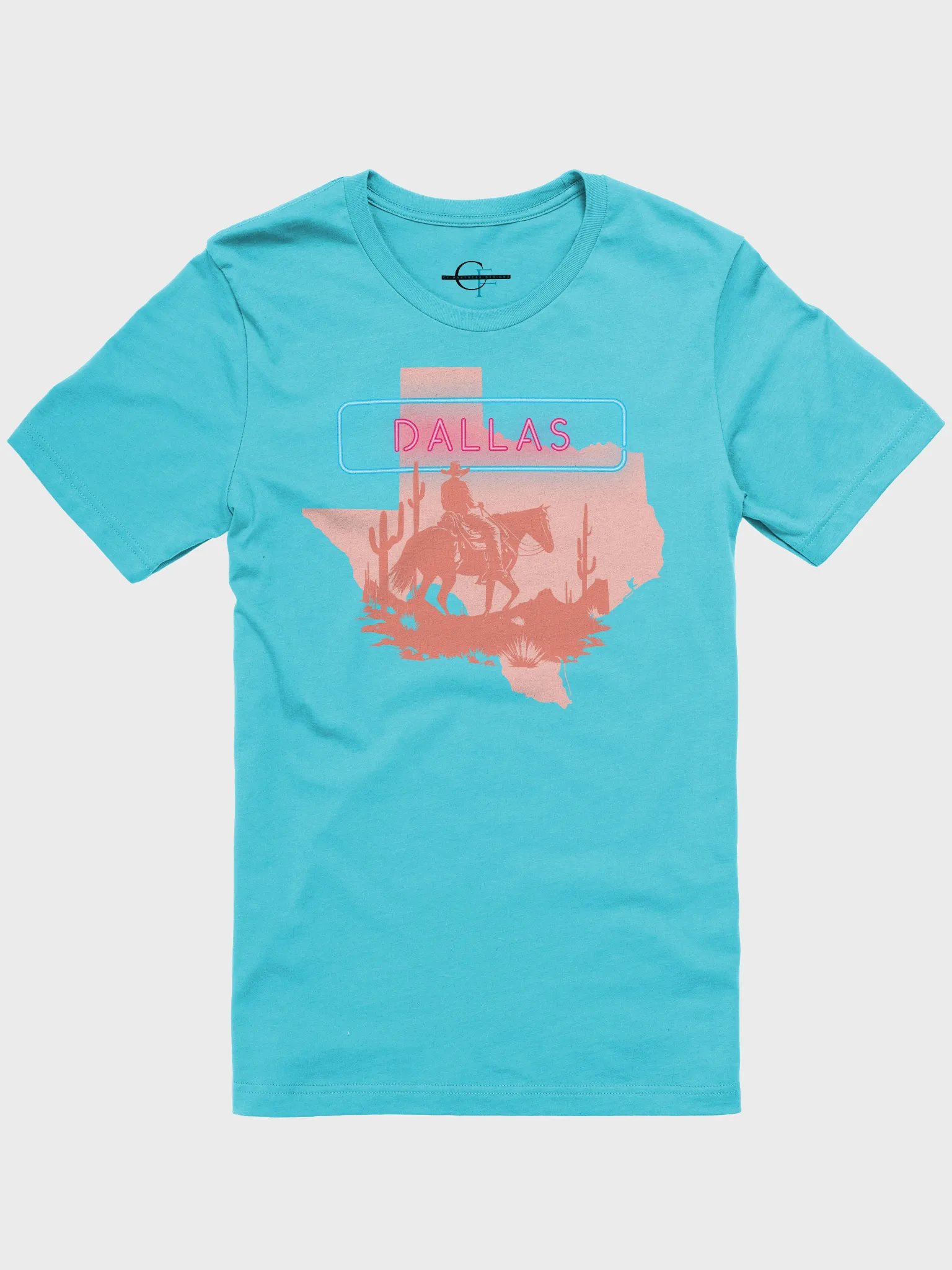 🌟 Dallas Cowboy Neon T-Shirt | Bella+Canvas Unisex Tee | Texas Pride with Neon Flair product image (2)