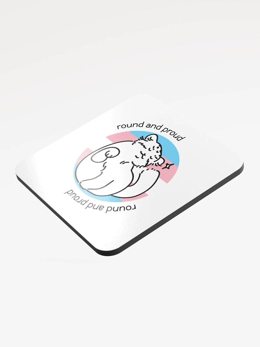 Round and Proud Manul Transgender Version - Coaster product image (3)