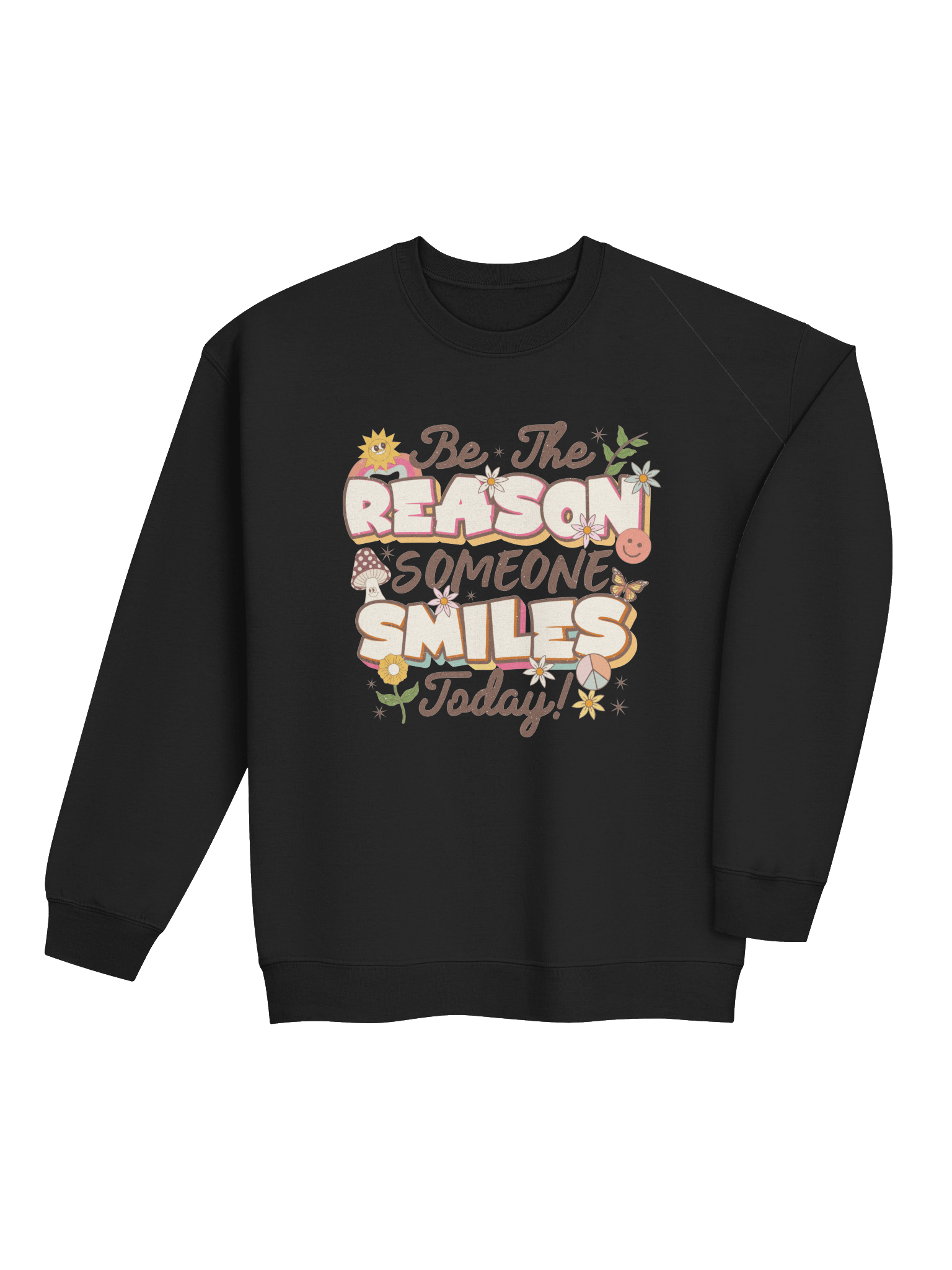 Be The Reason Someone Smiles Today – Emotional Support Mental Health Awareness Sweatshirt product image (4)