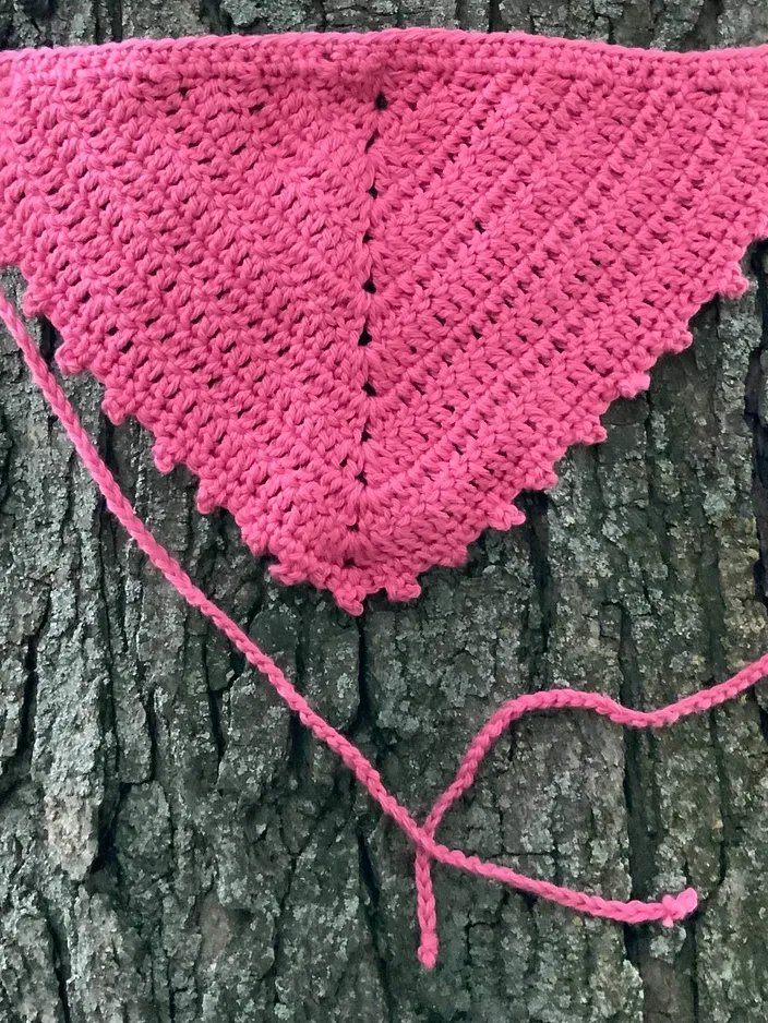 Rose Pink Pico Bandana product image (1)
