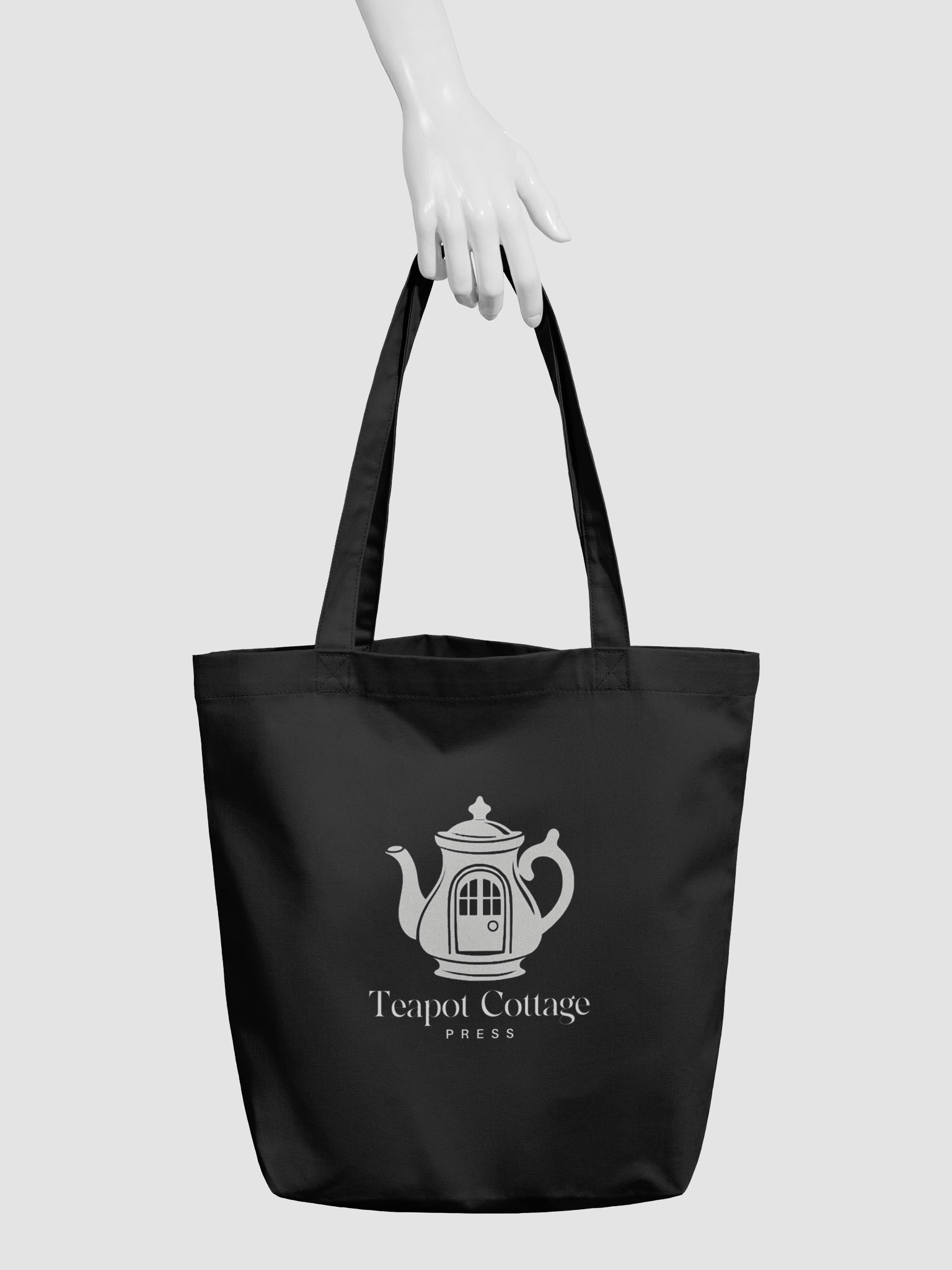 Tote Bag (Organic Cotton): Teapot Cottage Press Logo product image (1)