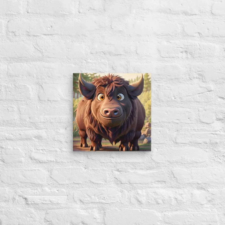 Endangered Species - Mexico - Bison Canvas Art product image (12)