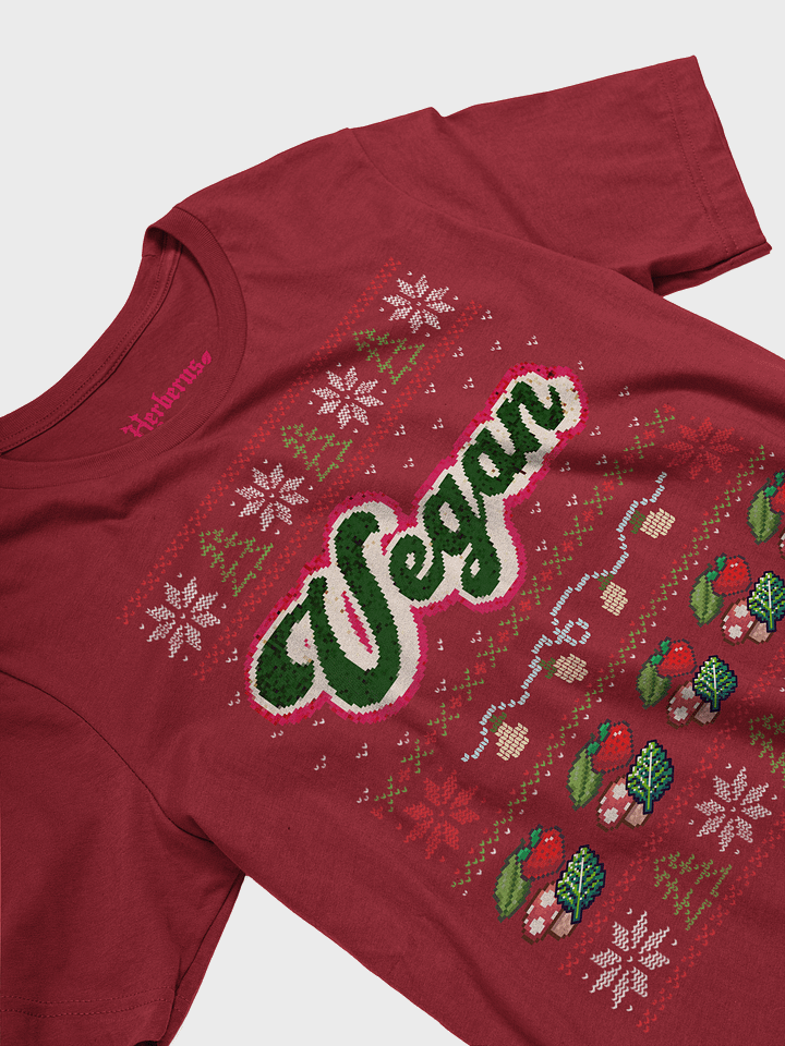 Retro Vegan Ugly Sweater Classic Tee product image (2)